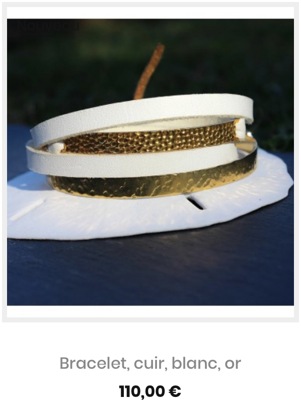 bracelet-cuir-blanc-or-sathyne